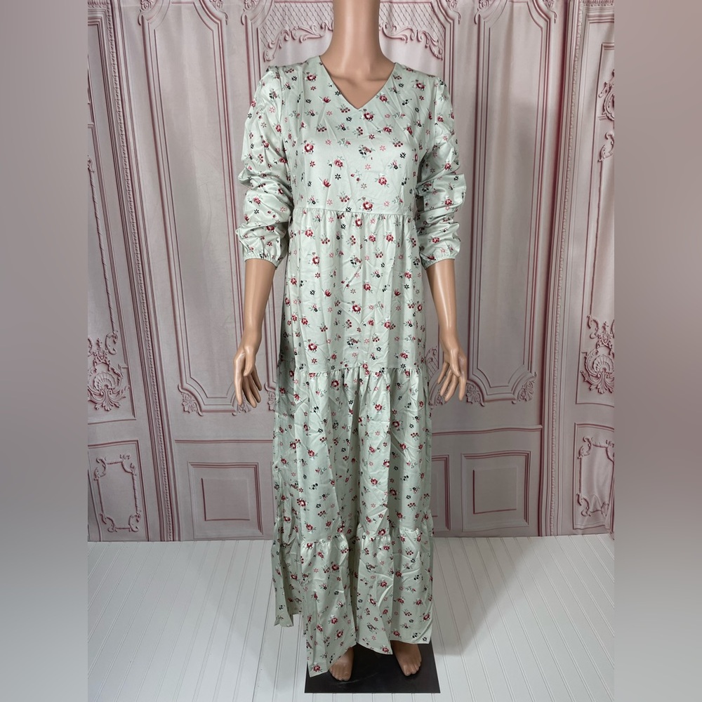 Boho Maxi Summer Dress 2023 Small Long Sleeve Dress S\M Cocktail